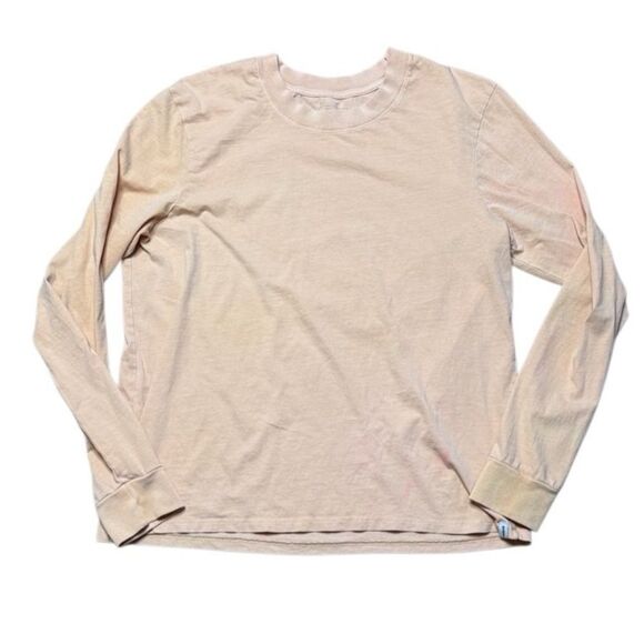 Prana everyday Long Sleeve Tshirt Apricot Orange Medium - Picture 1 of 6